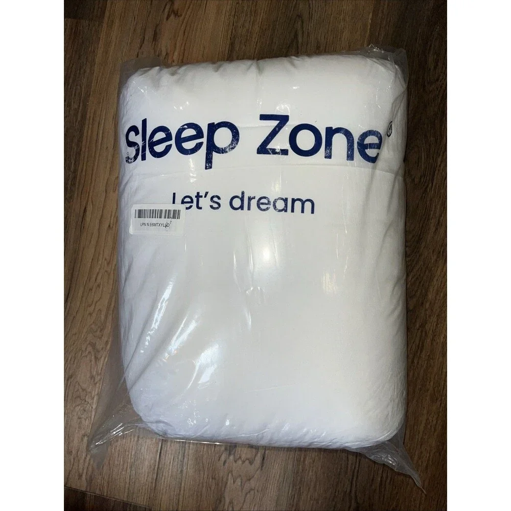 SLEEP ZONE Luxury Hotel Bedding Comforter Set 3-Piece Machine